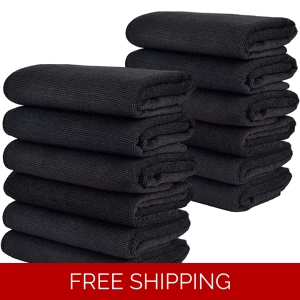 Microfiber All-purpose Superior Towels, Durable, Make-up, hair salon barbershop, beauty and spa!